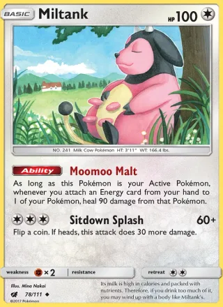 Miltank #78 · Crimson Invasion Pokémon card