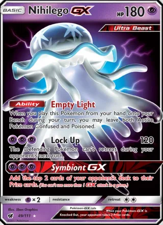 Nihilego GX #49 · Crimson Invasion Pokémon card
