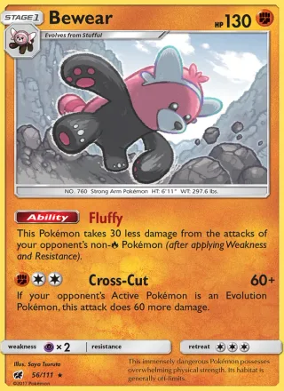 Bewear #56 · Crimson Invasion Pokémon card