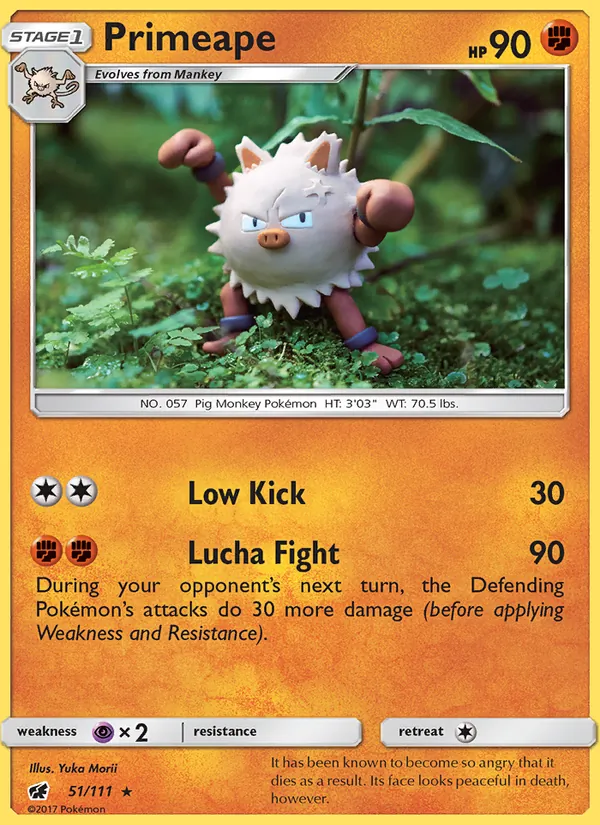 Primeape full card art