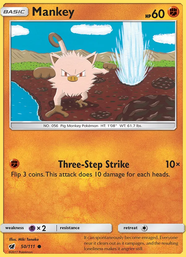 Mankey full card art