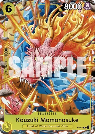Kouzuki Momonosuke (Event Pack Vol. 4) #P-064-event-pack-vol-4 · One Piece Promotion Cards One Piece card