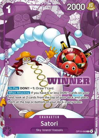 Satori (Winner Pack 2026 Vol. 4) #OP15-066-winner-pack-2026-vol-4 · One Piece Promotion Cards One Piece card