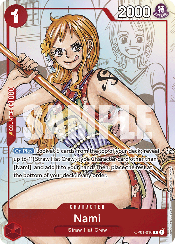Nami (Alternate Art) full card art