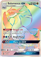 Salamence GX · Dragon Majesty Pokémon card