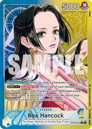 Boa Hancock (Alternate Art) #OP14-041-alternate-art · The Azure Sea's Seven One Piece card