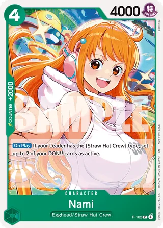 Nami (Tournament Pack 2026 Vol. 2) #P-102-tournament-pack-2026-vol-2 · One Piece Promotion Cards One Piece card