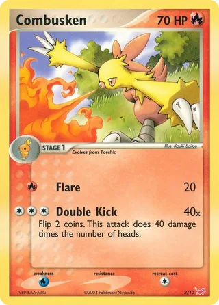 Combusken #2 · EX trainer Kit (Latias) Pokémon card