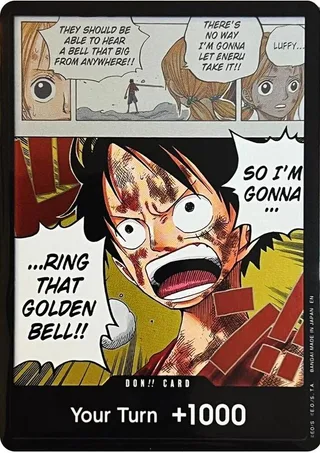 DON!! Card (Luffy) #don-card-luffy · Adventure on Kami's Island One Piece card