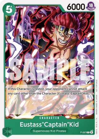 Eustass"Captain"Kid (OP-07 Pre-Release Tournament) #P-067-op-07-pre-release-tournament · One Piece Promotion Cards One Piece card