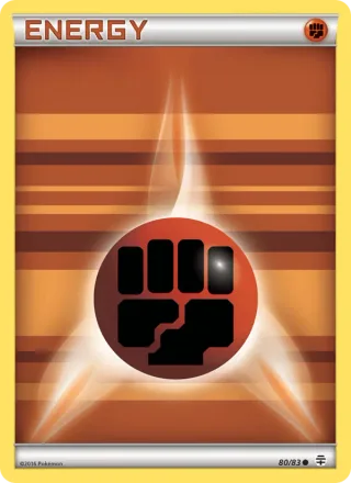 Fighting Energy #80 · Generations Pokémon card