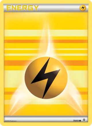 Lightning Energy #78 · Generations Pokémon card