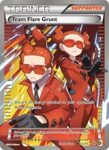 Team Flare Grunt · Generations Pokémon card