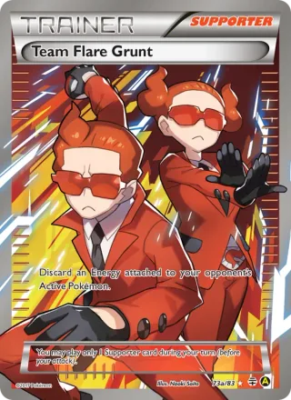 Team Flare Grunt #73 · Generations Pokémon card