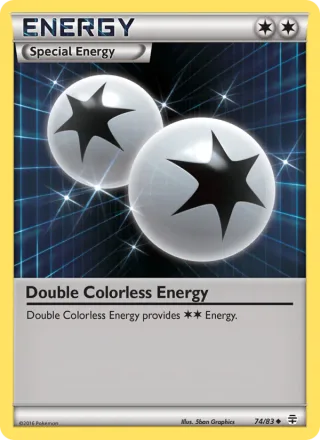 Double Colorless Energy #74 · Generations Pokémon card
