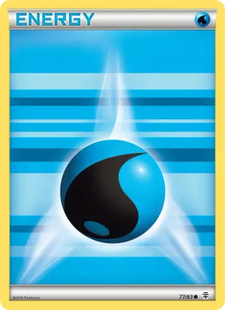 Water Energy #77 · Generations Pokémon card