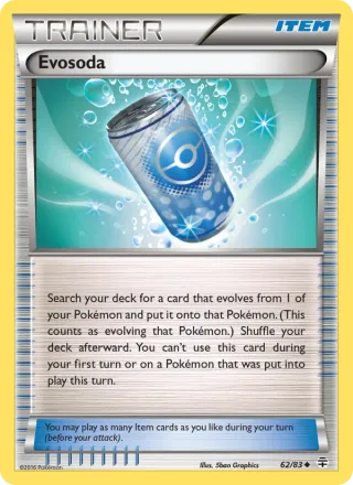 Evosoda #62 · Generations Pokémon card