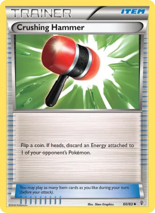 Crushing Hammer #60 · Generations Pokémon card