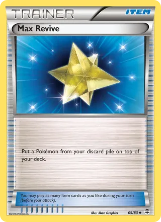 Max Revive #65 · Generations Pokémon card