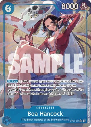 Boa Hancock (Seven Warlords of the Sea Binder Set) (Alternate Art) #OP07-051-seven-warlords-of-the-sea-binder-set-alternate-art · One Piece Promotion Cards One Piece card