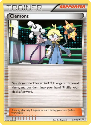 Clemont #59 · Generations Pokémon card