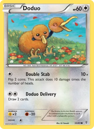 Doduo #55 · Generations Pokémon card