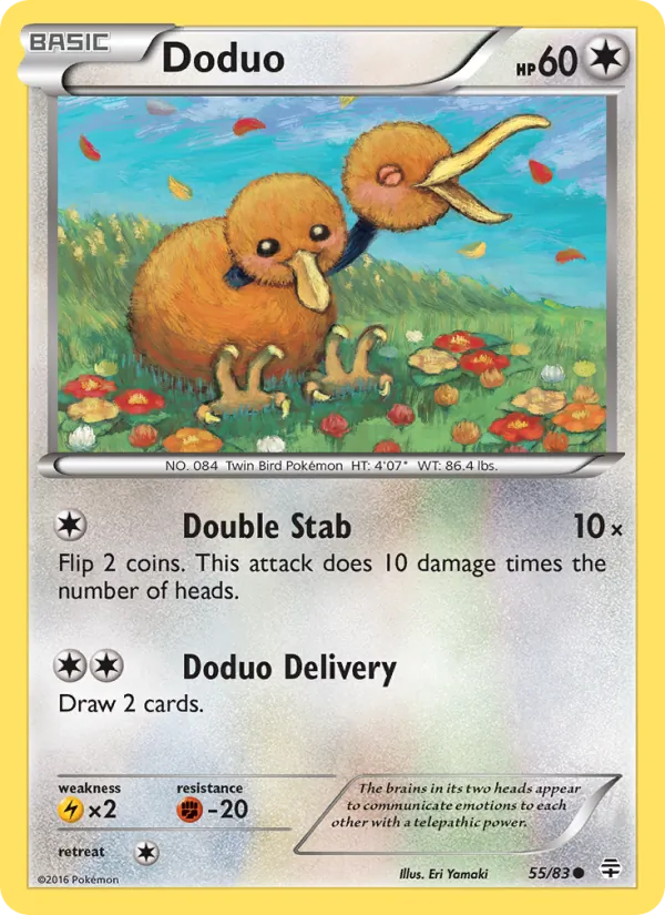 Doduo full card art