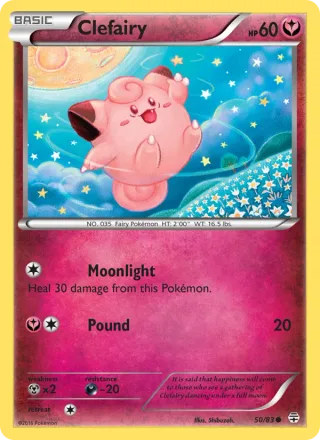Clefairy #50 · Generations Pokémon card