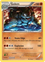Golem · Generations Pokémon card