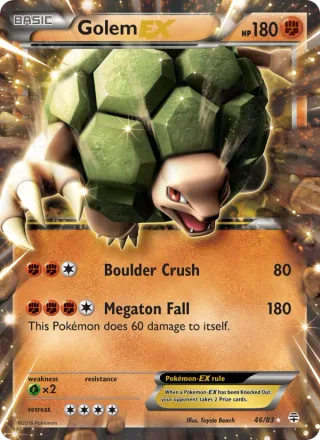 Golem EX #46 · Generations Pokémon card