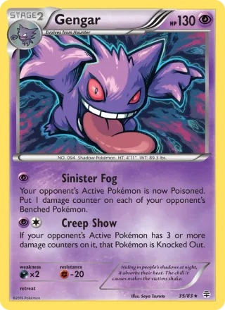 Gengar #35 · Generations Pokémon card