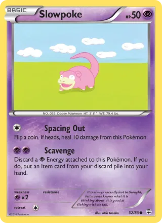 Slowpoke #32 · Generations Pokémon card