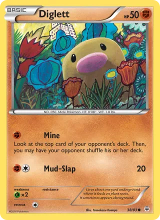 Diglett #38 · Generations Pokémon card