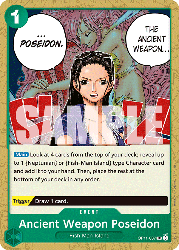 Ancient Weapon Poseidon full card art