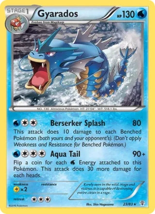 Gyarados #23 · Generations Pokémon card