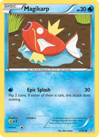 Magikarp #22 · Generations Pokémon card
