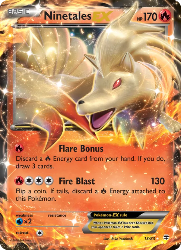 Ninetales EX full card art