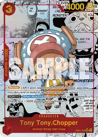 Tony Tony.Chopper (Manga) #EB01-006-manga · Premium Booster -The Best- One Piece card
