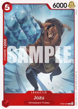Jozu #ST30-005 · ST-30: Starter Deck 30 EX Luffy & Ace One Piece card