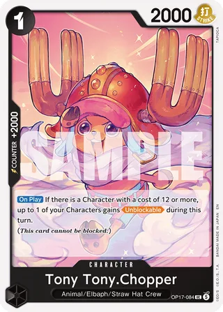 Tony Tony.Chopper #OP17-084 · The World's Strongest Warriors One Piece card