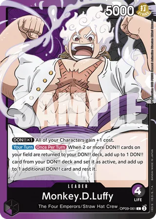 Monkey.D.Luffy #OP09-061 · Emperors in the New World One Piece card