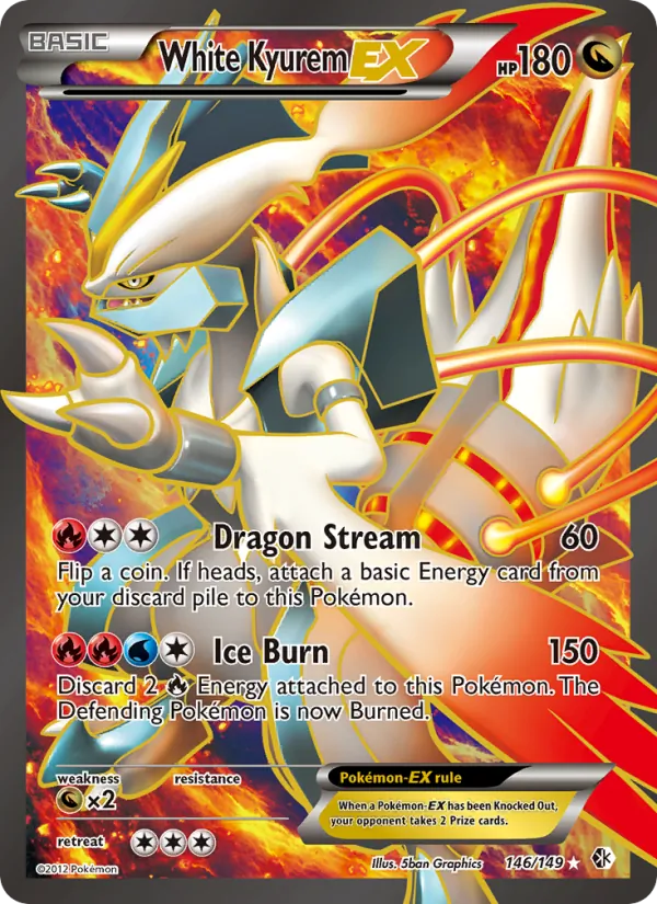 White Kyurem-EX full card art