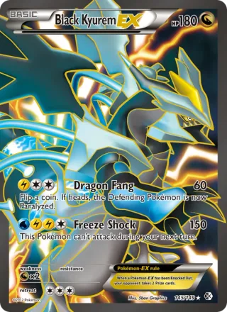 Black Kyurem-EX #145 · Boundaries Crossed Pokémon card