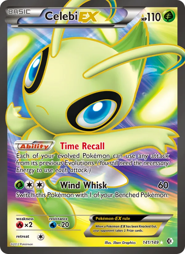 Celebi-EX full card art
