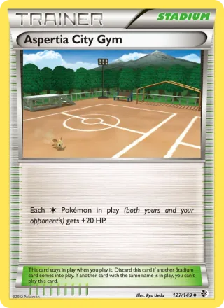 Aspertia City Gym #127 · Boundaries Crossed Pokémon card