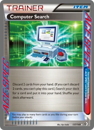 Computer Search #137 · Boundaries Crossed Pokémon card