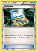 Town Map · Boundaries Crossed Pokémon card