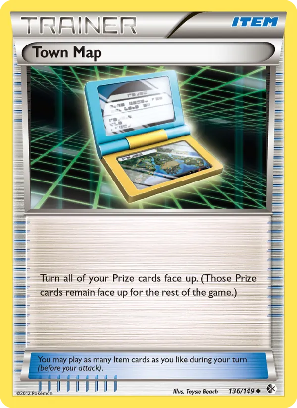 Town Map full card art