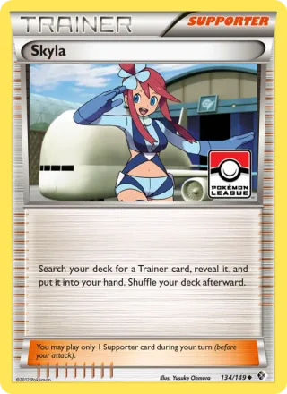 Skyla #134 · Boundaries Crossed Pokémon card