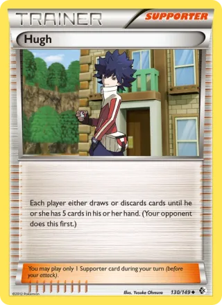 Hugh #130 · Boundaries Crossed Pokémon card